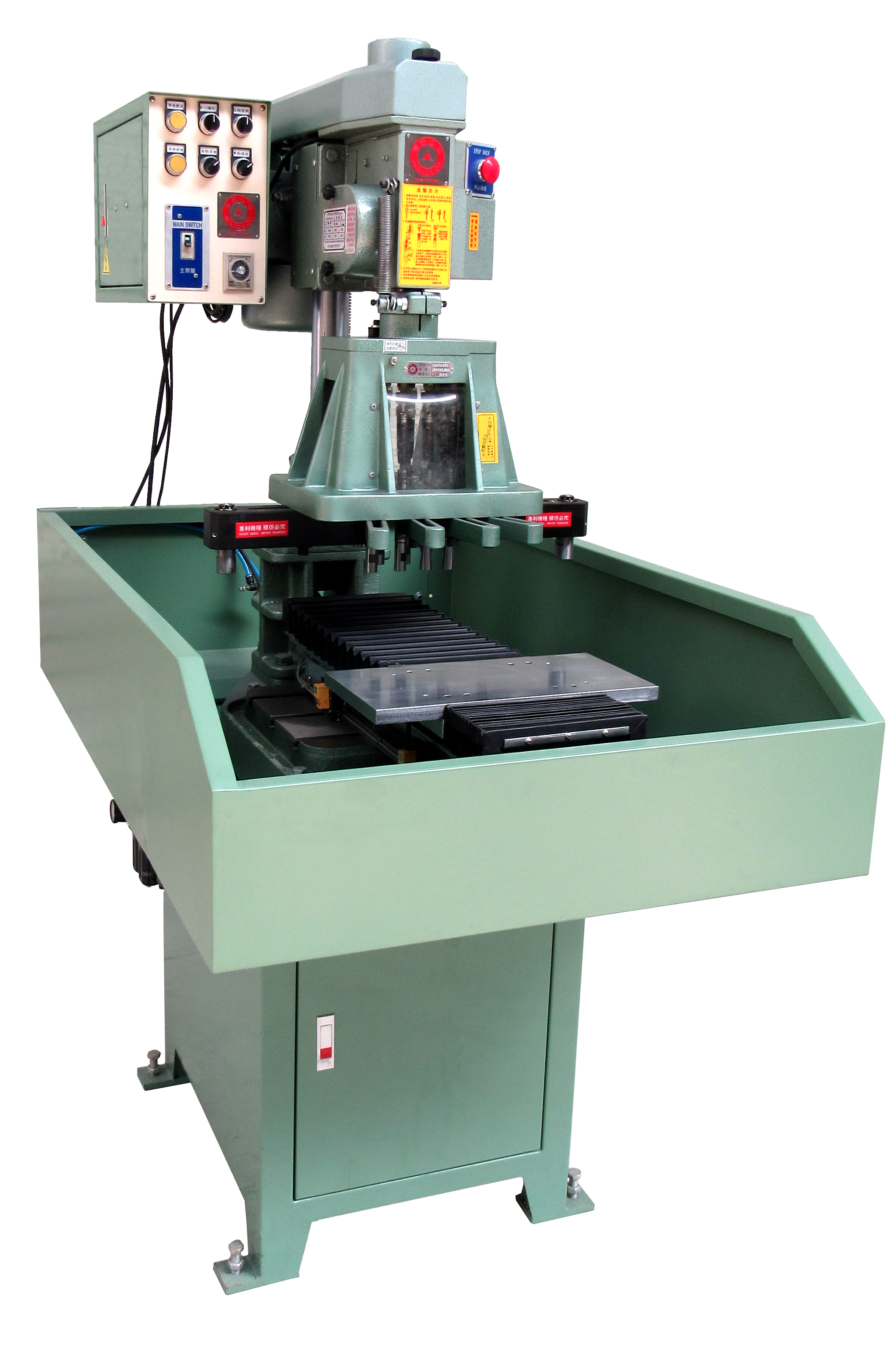 多軸攻牙機附快速移位滑臺